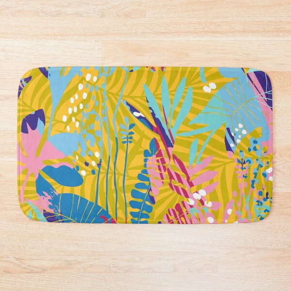 Item preview, Floral Tropical Garden, Colorful Yellow designed and sold by meggydesigns.