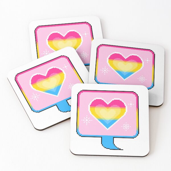 Item preview, Pan Pride Heart Speech Bubble designed and sold by MetallicWings15.