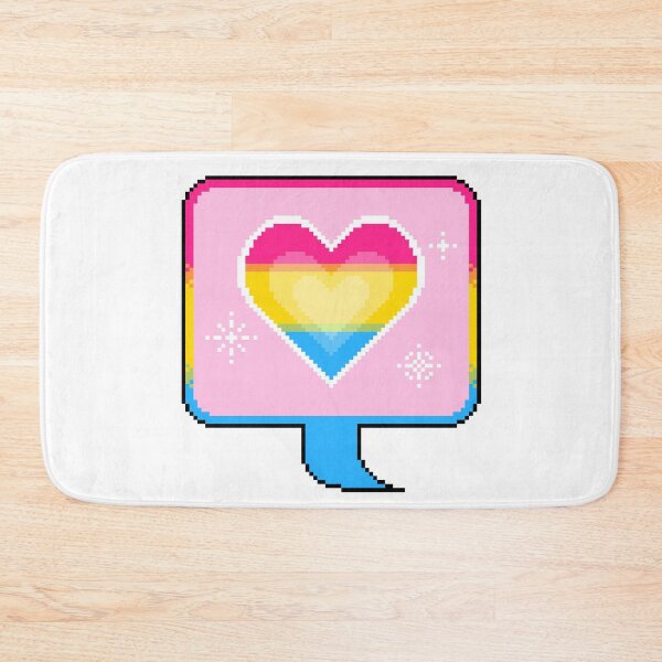 Item preview, Pan Pride Heart Speech Bubble designed and sold by MetallicWings15.