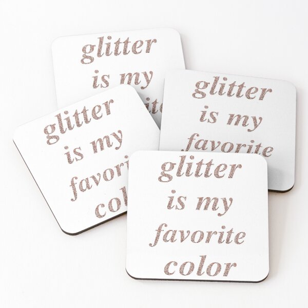 Item preview, Glitter Is My Favorite Color – Rose Gold designed and sold by Hannah Jacole.