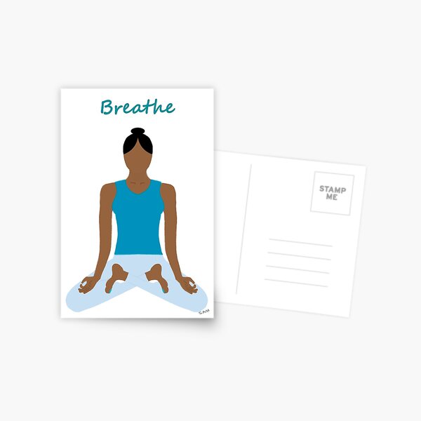 Yoga Classes - Yoga Card - Meditation Card - Namaste Postcard for