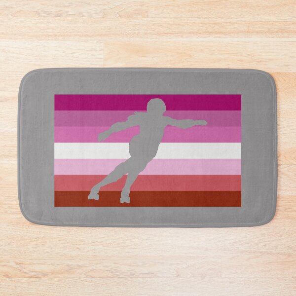 Item preview, Roller Derby Lesbian Pride and Skater Flag - 7 Stripe designed and sold by HappySchnapper.