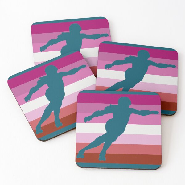 Item preview, Roller Derby Lesbian Pride and Skater Flag - 7 Stripe designed and sold by HappySchnapper.