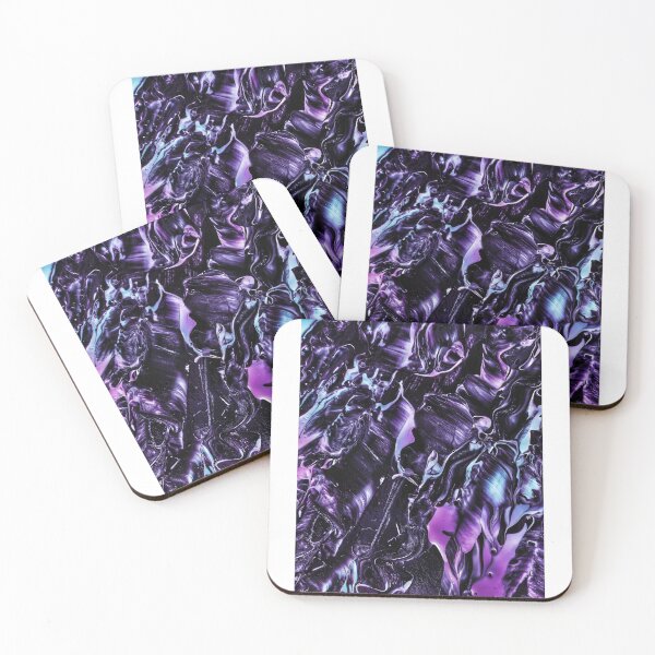 Item preview, Purple Enhanced View of Abstract Acrylic Paint designed and sold by digitalvintage.