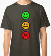 Smiley Traffic Lights - Green For Go Classic T-Shirt