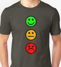 Smiley Traffic Lights - Green For Go Unisex T-Shirt