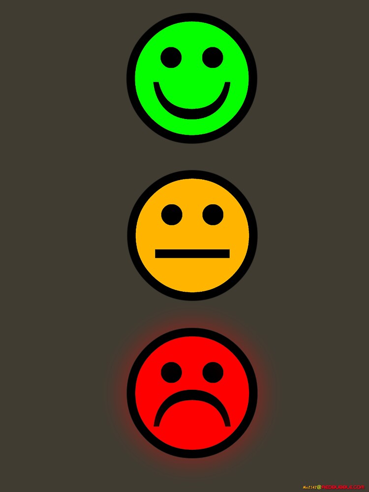 "Smiley Traffic Lights Green For Go" Tshirt by muz2142 Redbubble