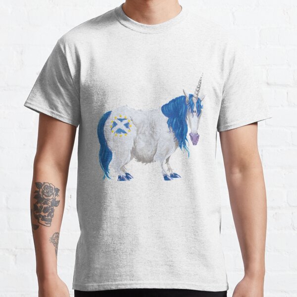 EUnicorn & Saltire Classic T-Shirt