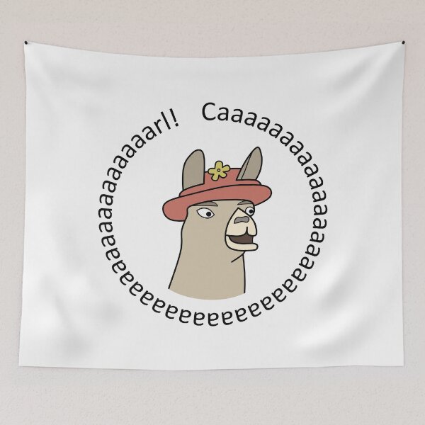 Item preview, Llamas with Hats - "Caaaaaaaaarl!" designed and sold by NickHasling.