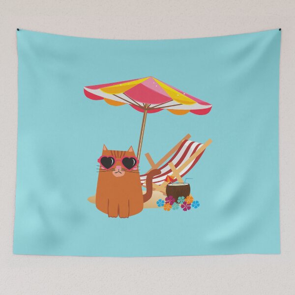 Item preview, Cat on the Beach! designed and sold by Cturan.