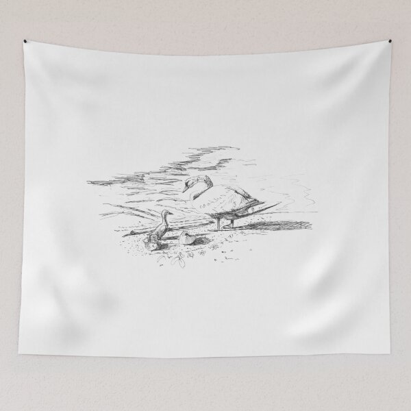 Item preview, Swans near lake designed and sold by fararoc.