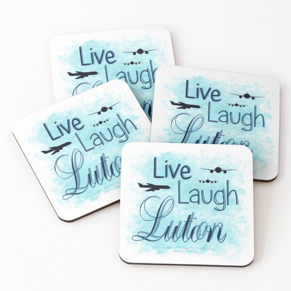 Item preview, Live Laugh Luton Light Blue designed and sold by KolaKage.