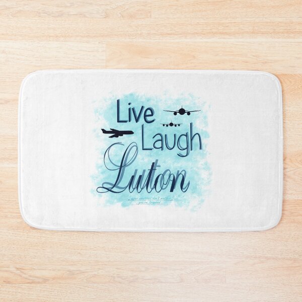Item preview, Live Laugh Luton Light Blue designed and sold by KolaKage.