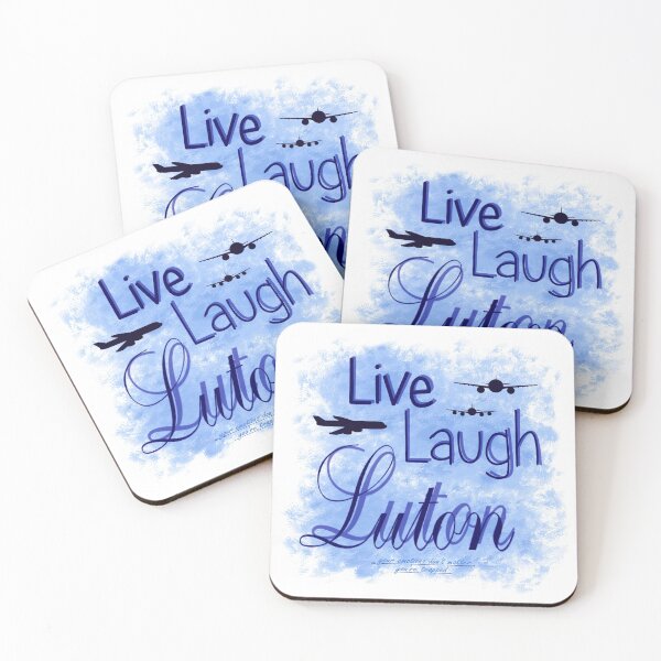 Item preview, Live Laugh Luton Blue designed and sold by KolaKage.