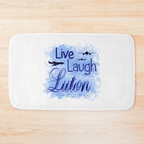 Item preview, Live Laugh Luton Blue designed and sold by KolaKage.