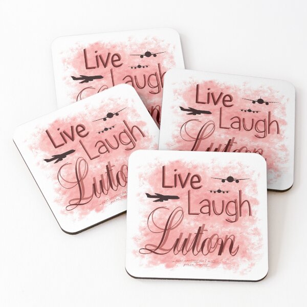 Item preview, Live Laugh Luton Red designed and sold by KolaKage.