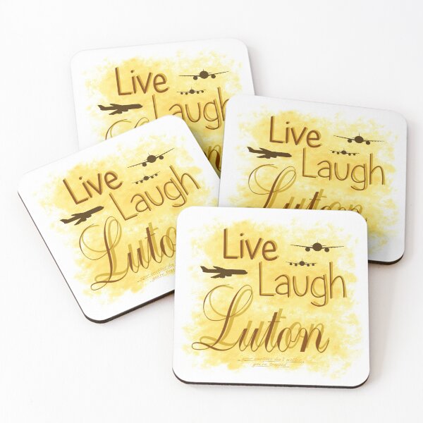 Item preview, Live Laugh Luton Yellow designed and sold by KolaKage.