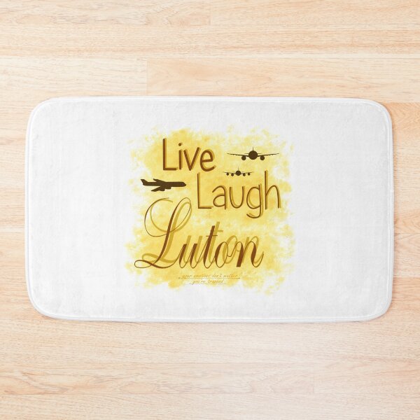 Item preview, Live Laugh Luton Yellow designed and sold by KolaKage.