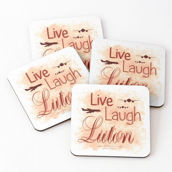 Item preview, Live Laugh Luton Peach designed and sold by KolaKage.