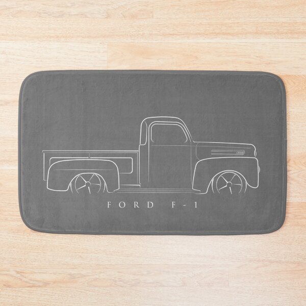 Item preview, 1948 Ford F-1 Pickup - profile stencil, white designed and sold by mal-photography.
