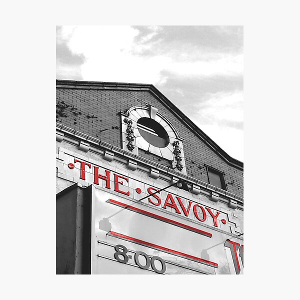 The Savoy Cinema Heaton Moor Stockport Cheshire Photographic Print