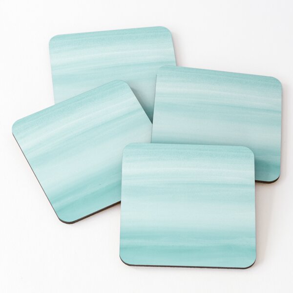 Item preview, Touching Aqua Blue Watercolor Abstract #2 #painting #decor #art designed and sold by Anita's & Bella's Art.