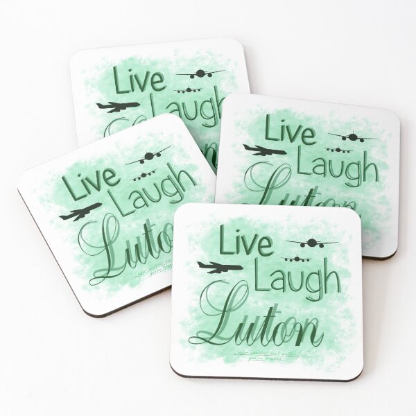Item preview, Live Laugh Luton Mint designed and sold by KolaKage.