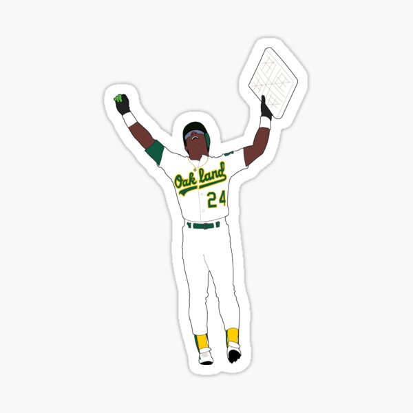 The Stolen Base King! Rickey Henderson - Rickey Henderson - Sticker