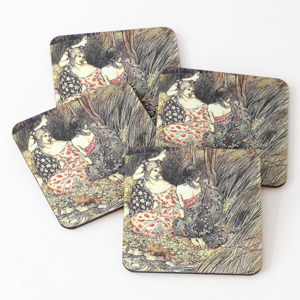 Item preview, Flowery Naiades by Arthur Rackham  designed and sold by Niina  Niskanen.
