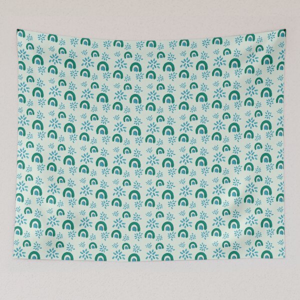 Item preview, Blue Green Rainbows designed and sold by KellyChambliss.