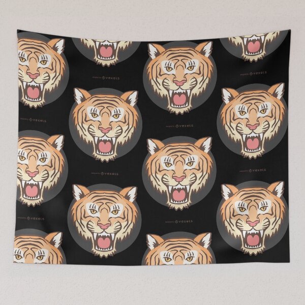 Item preview, tiger head  designed and sold by pirminio.