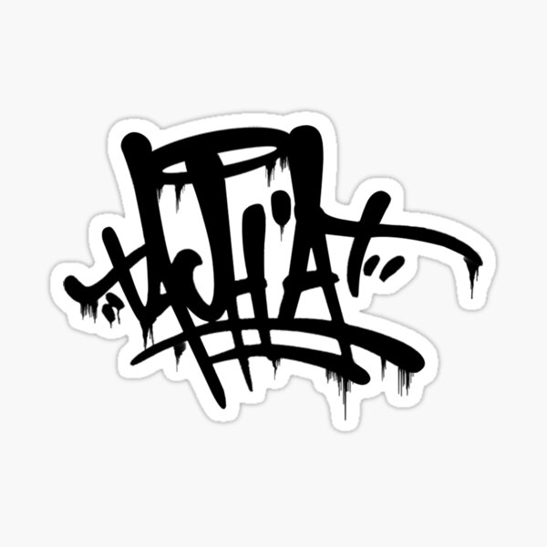 Full Alphabet Pack Individual Graffiti Letter Stickers –