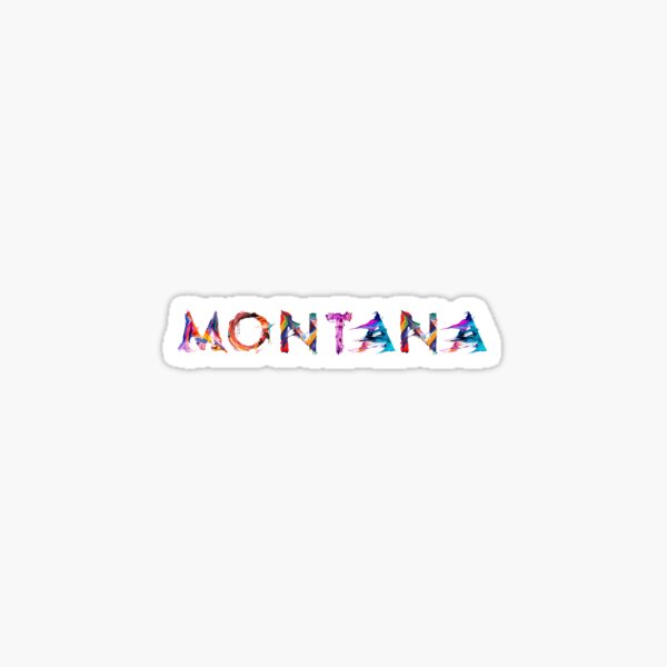 Montana Painted Sticker