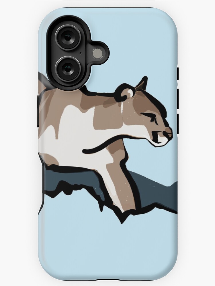 Imagen 1 de 4, Funda de iPhone con la obra Dibujo de puma | pantera | Covo Studio, diseñada y vendida por CovoStudio.