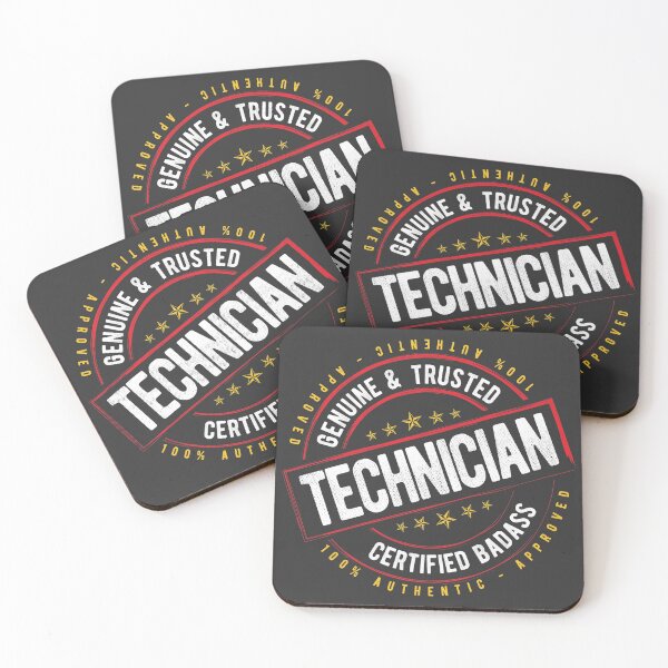 Aperçu de l'œuvre Cadeau de technicien certifié Badass certifié par les techniciens créée et vendue par Maljonic.
