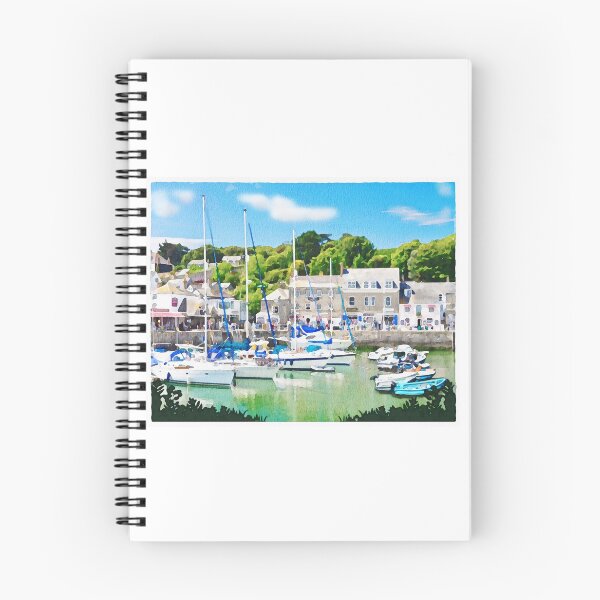 Item preview, Padstow harbour in Cornwall UK. Watercolour designed and sold by Gerald Waters.