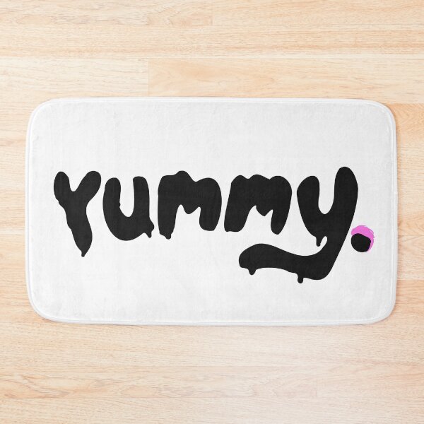 Item preview, Yummy Song Lyrics Art designed and sold by THEVO.