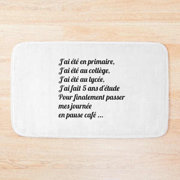 Item preview, T-shirt pause café designed and sold by Momolasticot.
