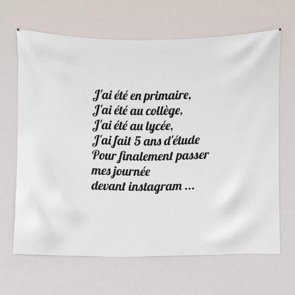 Item preview, T-shirt pause café mails instagram designed and sold by Momolasticot.