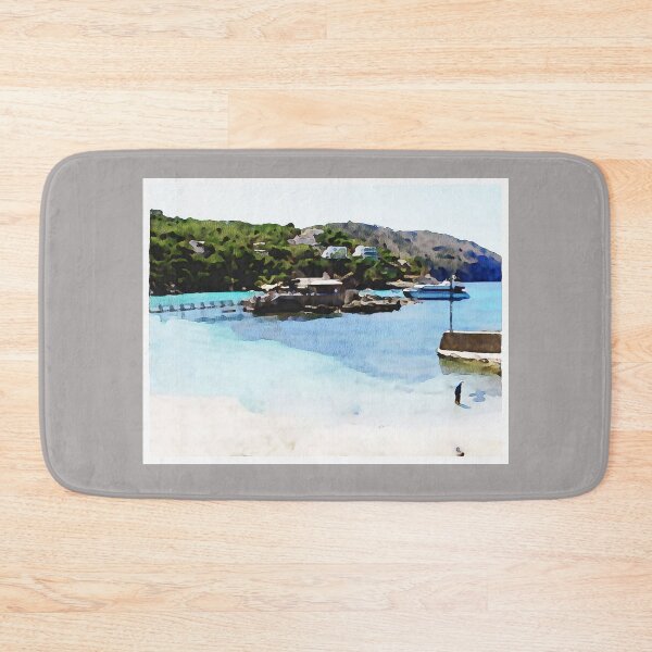 Item preview, Camp De Mar - mallorca watercolour designed and sold by Gerald Waters.