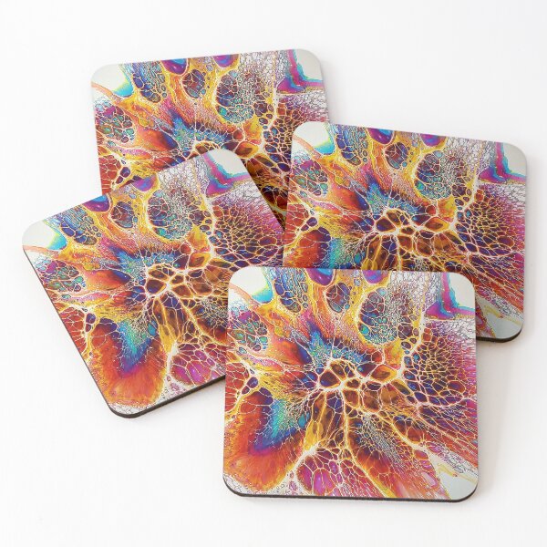 Item preview, Acrylic Fluid Pour Painting Original Artwork by Beth Hanna designed and sold by BethHanna.