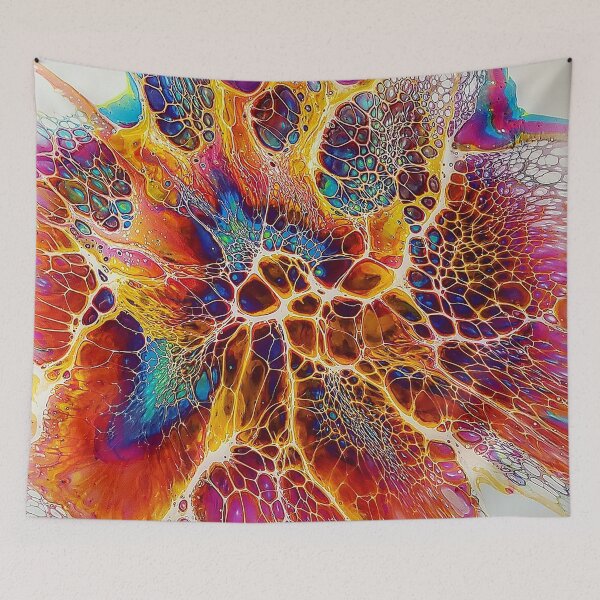 Item preview, Acrylic Fluid Pour Painting Original Artwork by Beth Hanna designed and sold by BethHanna.
