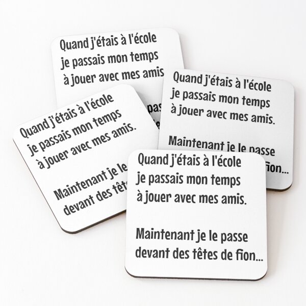 Item preview, T-shirt pause café ecole tete de fion designed and sold by Momolasticot.