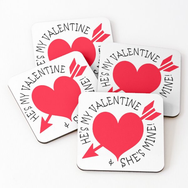 Item preview, He's My Valentine & She's Mine! designed and sold by Gerard Fay.