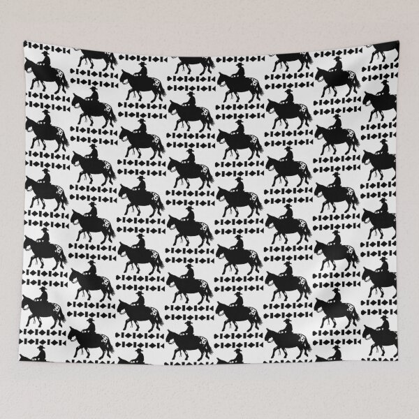 Item preview, Cowboy & Mule Silhouette designed and sold by Cassierae4evr.
