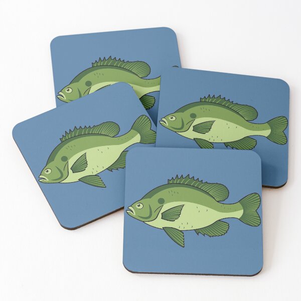 Item preview, Green Sunfish  designed and sold by Lindsey Fletcher.