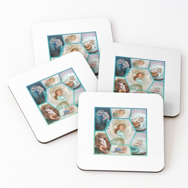 Item preview, baby mermaid sleeping designed and sold by quotefactory.