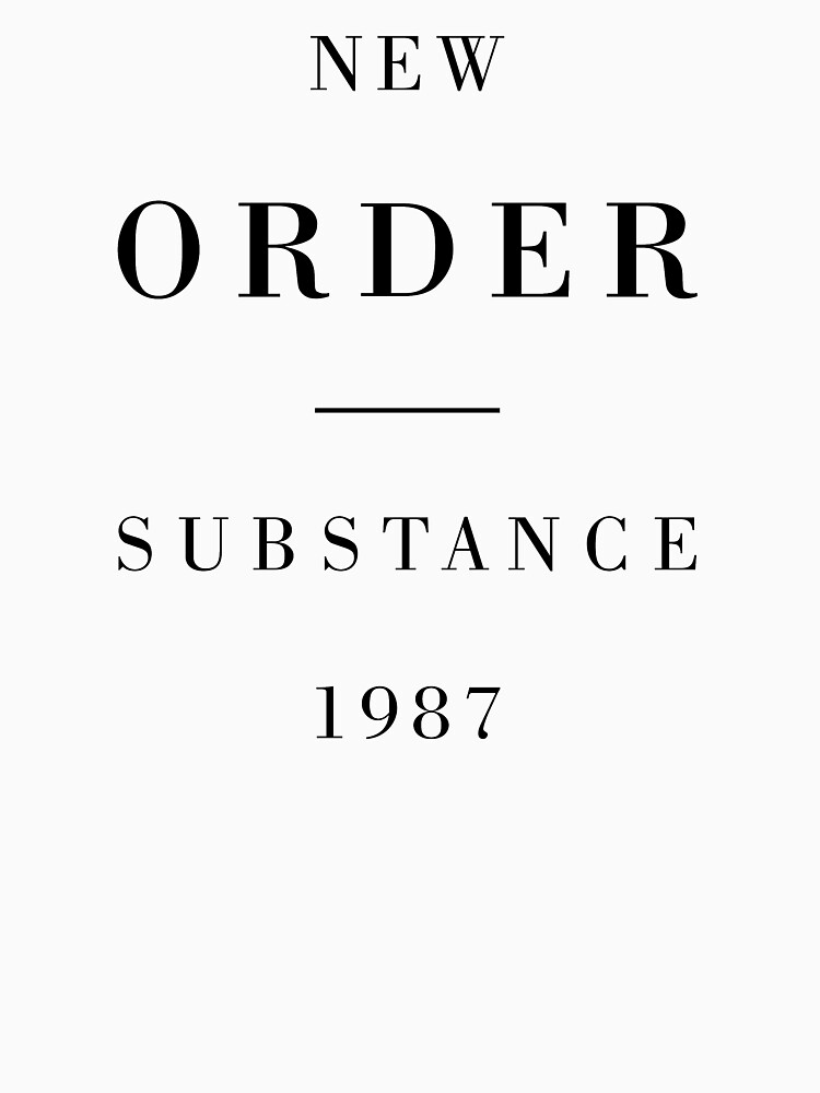 New Order Substance 1987 by DesignsULove
