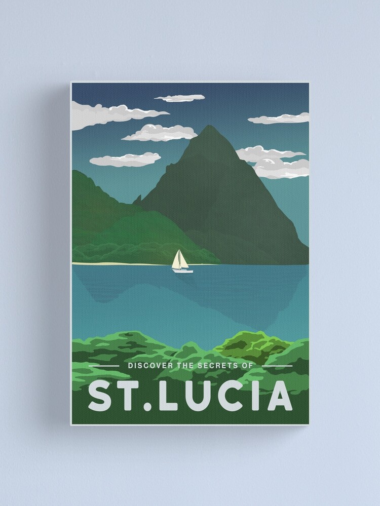 Alternate view of St. Lucia Canvas Print