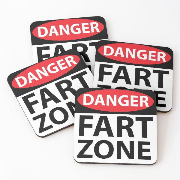 Item preview, Danger Fart Zone - Funny sticker  designed and sold by estudio3e.